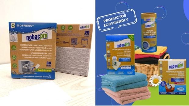 Productos de limpieza sostenible de Nobacpro.