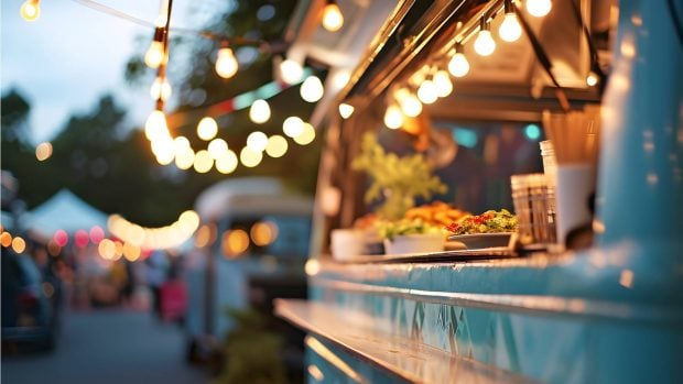 Food truck del mercadillo de Nuevos Ministerios