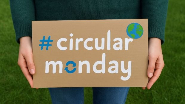 Circular Monday y consumo sotenible. Generado por IA. 