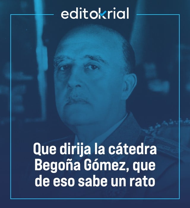 Que dirija la cátedra Begoña Gómez, que de eso sabe un rato