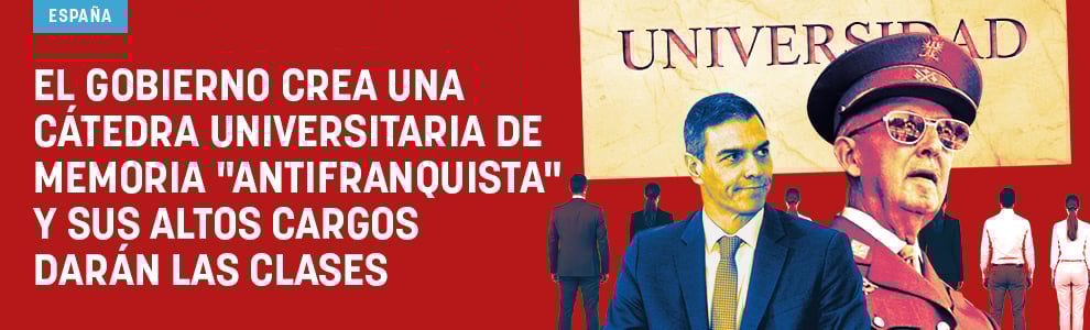 El Gobierno crea una cátedra universitaria de memoria antifranquista y sus altos cargos darán las clases