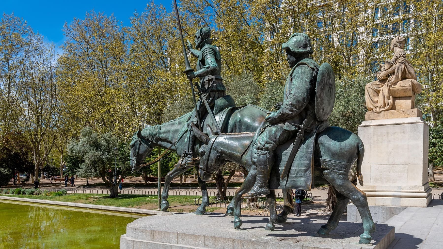 Estatua de El Quijote.