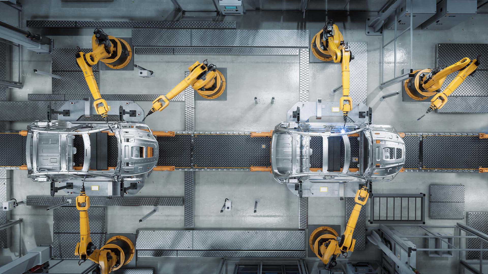 Una fábrica de coches