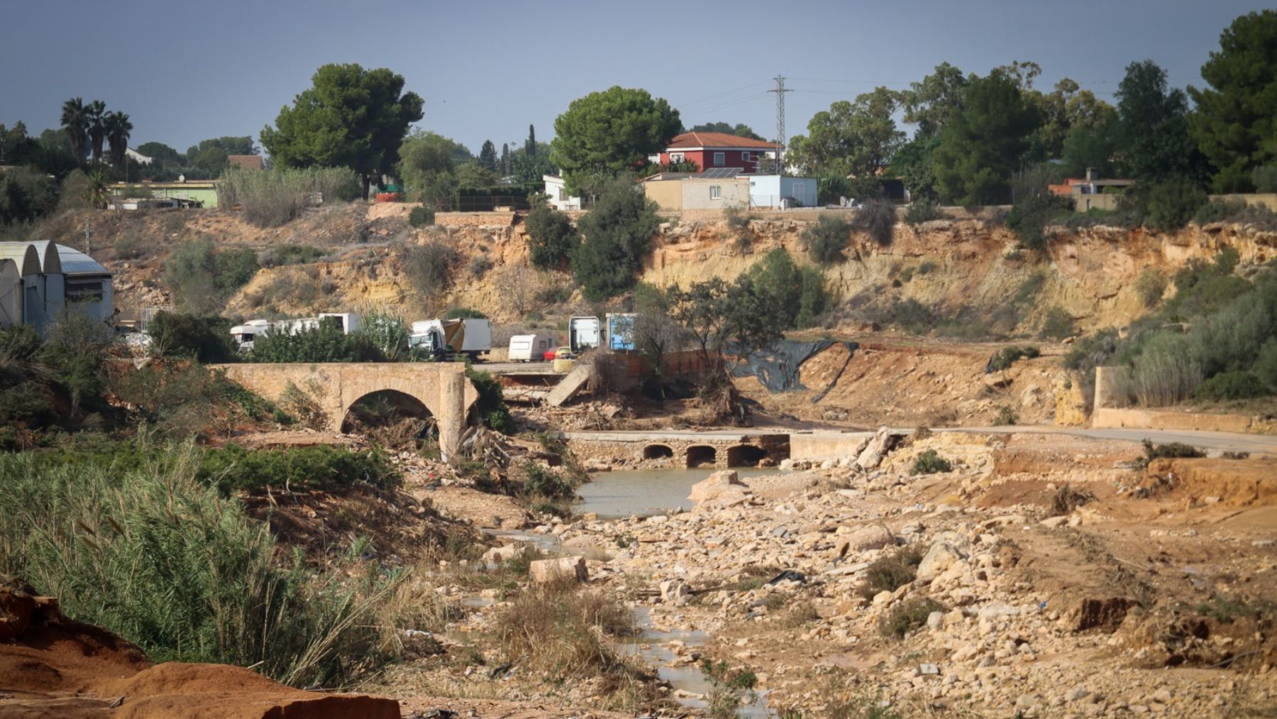 Un municipio de la DANA reclama al Júcar que reconstruya los barrancos porque peligra la seguridad