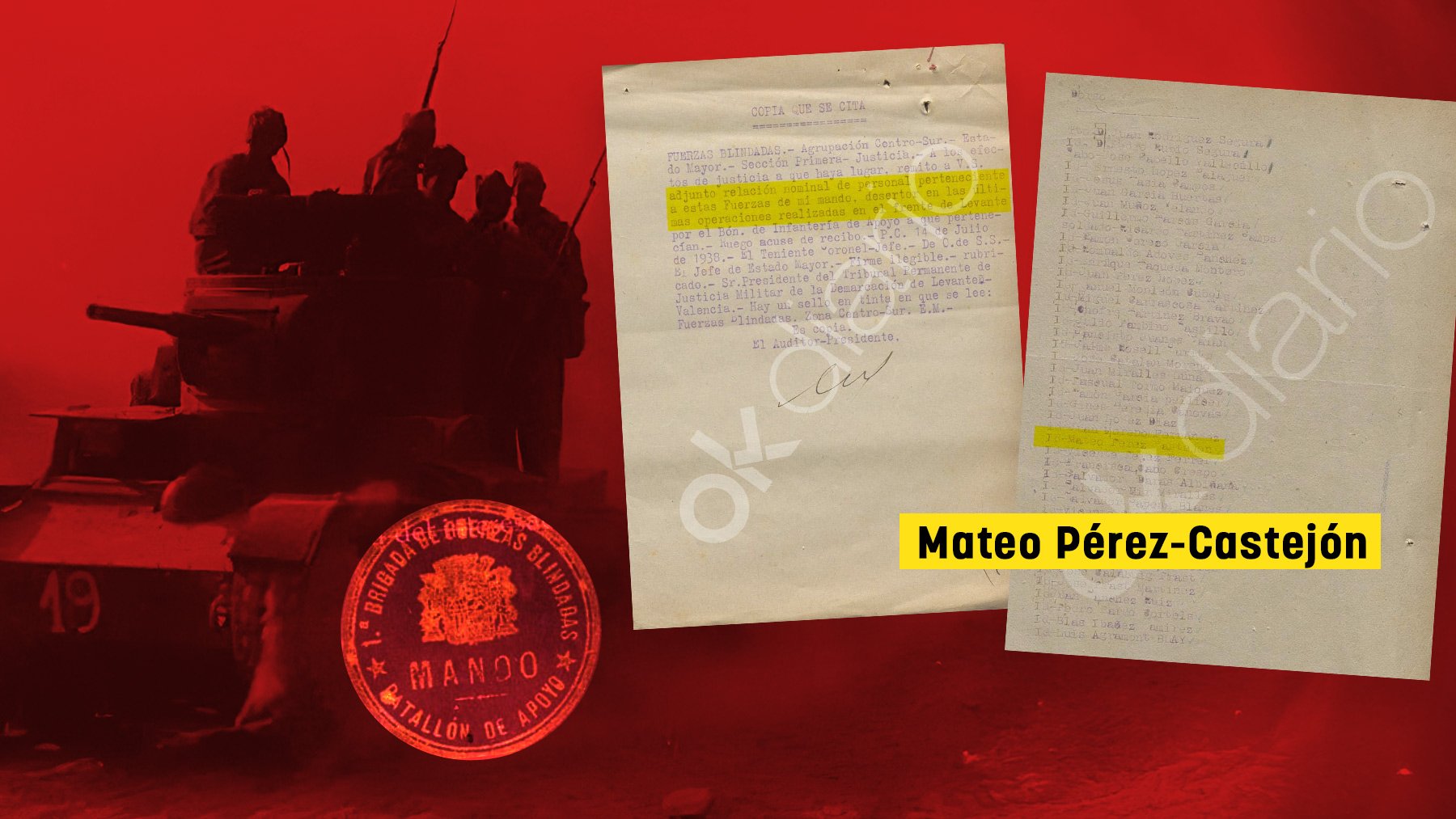 El abuelo de Sánchez fue denunciado por el bando republicano por desertor en el frente de Levante