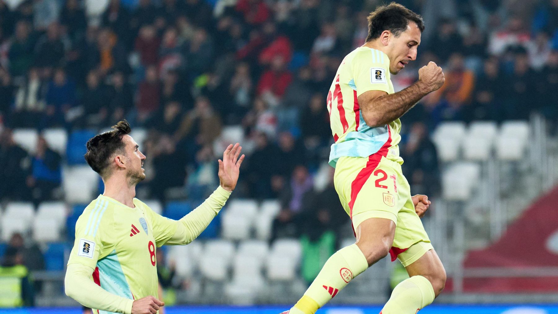 Oyarzabal, Zubimendi y Ferran golean a Georgia y acercan a España al Mundial