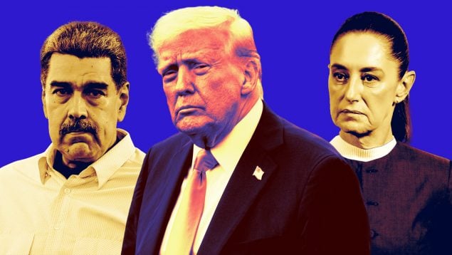 Donald Trump, Nicolás Maduro, Claudia Sheinbaum, Estados Unidos, EEUU, Venezuela, México, Colombia, Gustavo Petro, narcotráfico, narcolanchas, drogas