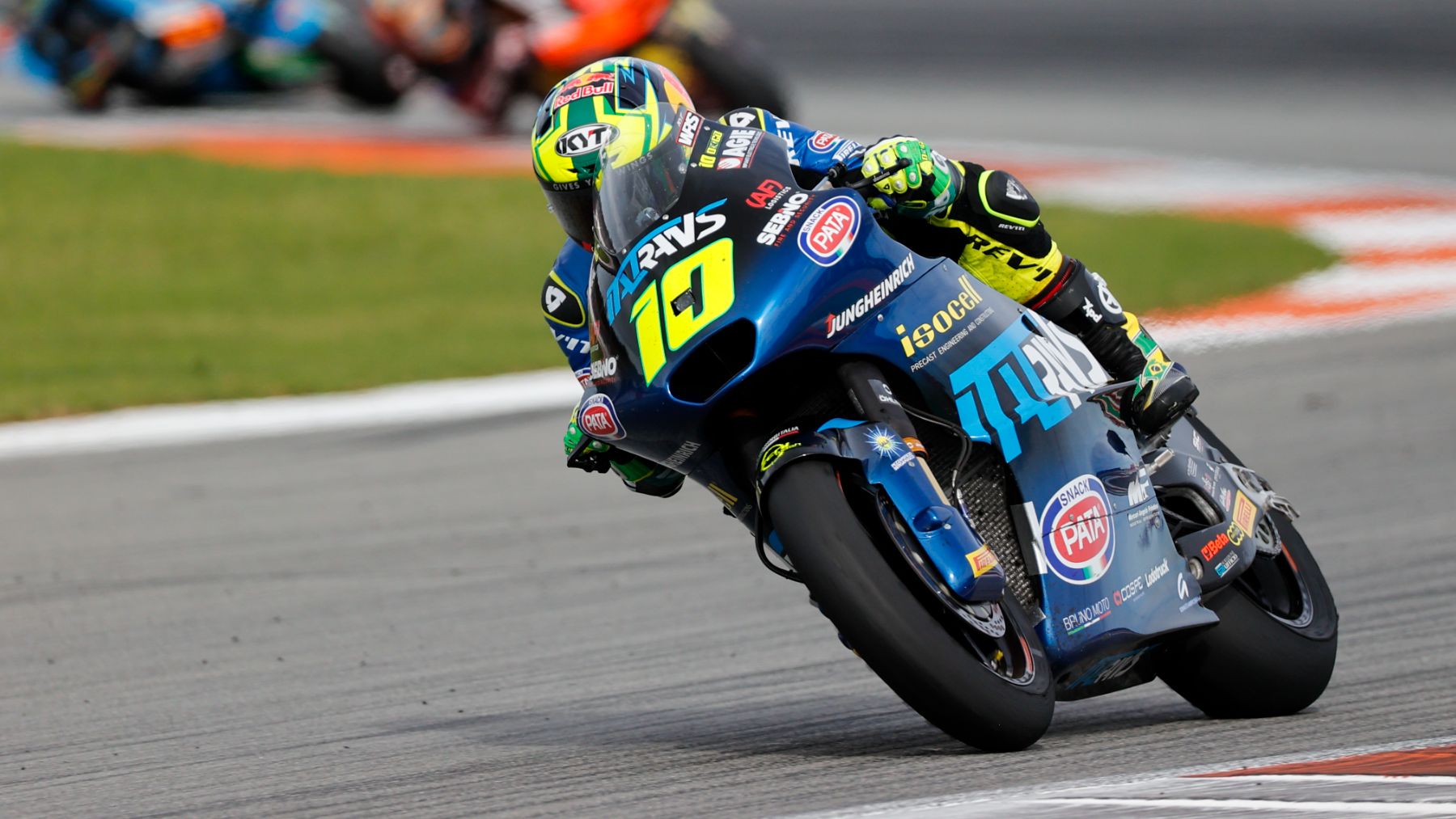 Diogo Moreira, durante el GP de la Comunidad Valenciana de MotoGP. (EFE)