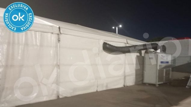 OKBALEARES accede al interior de los módulos para inmigrantes ilegales en el puerto de Palma