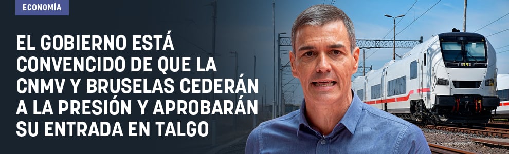 El Gobierno está convencido de que la CNMV y Bruselas cederán a la presión y aprobarán su entrada en Talgo
