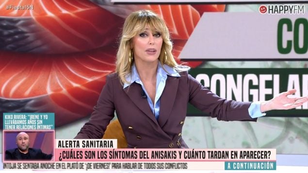 Emma García en Fiesta. (Mediaset)