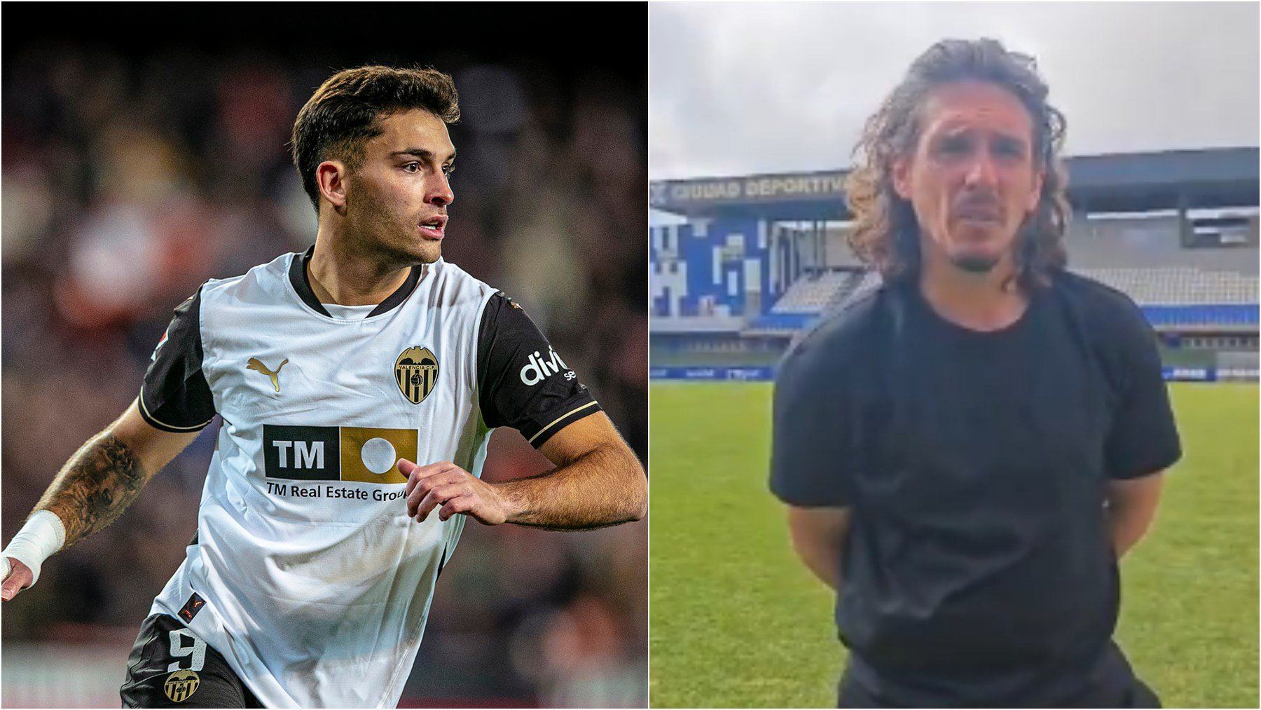 Hugo Duro y Javi Poves