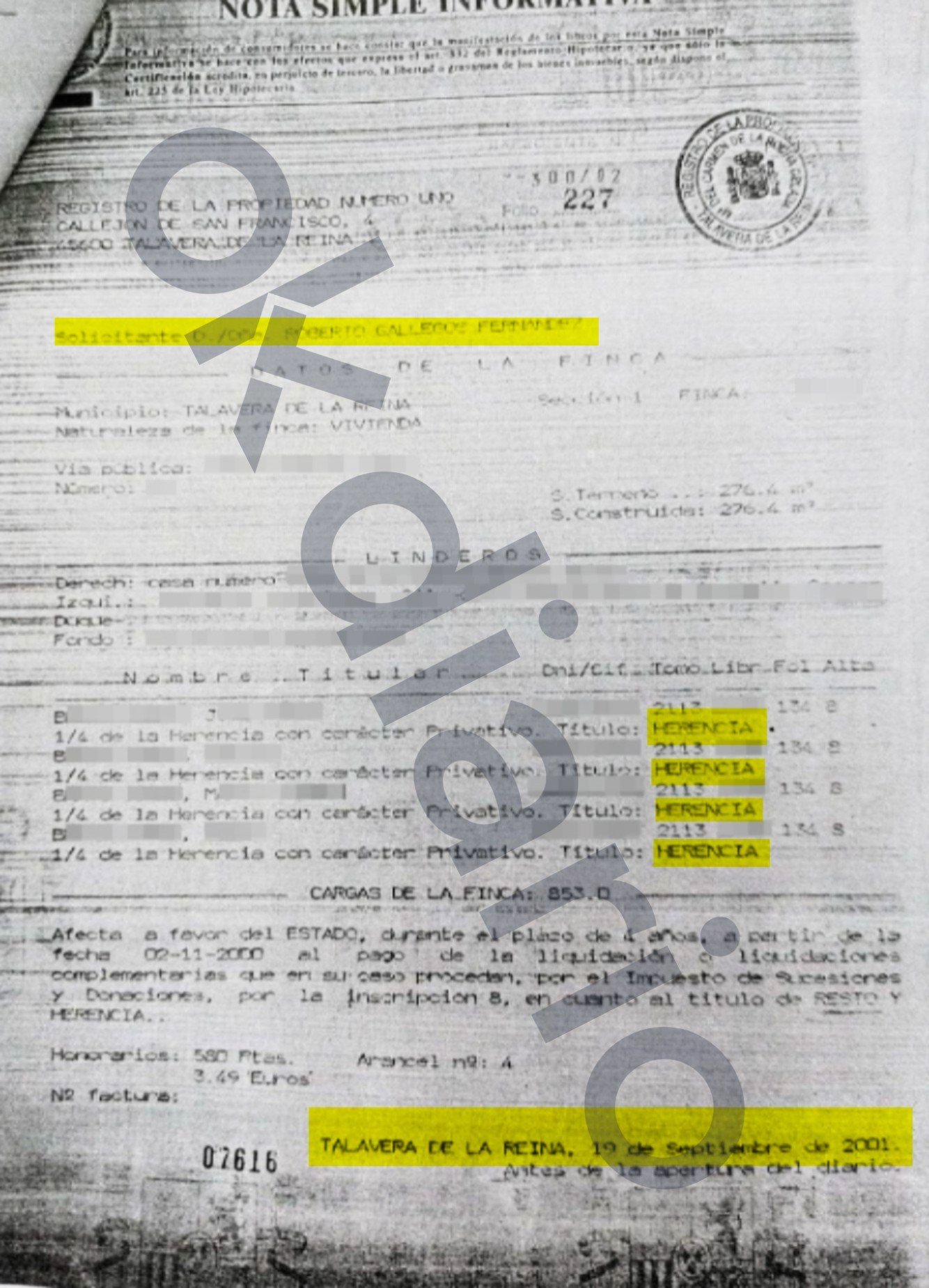 okupa concejal PSOE, Talavera