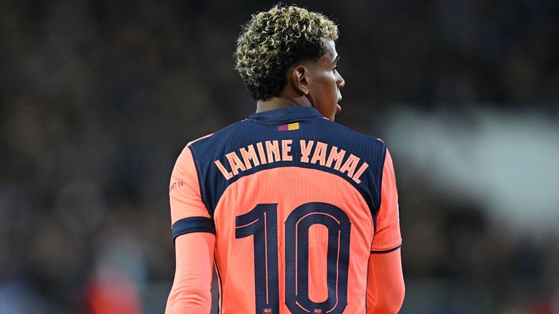 Lamine Yamal, en un partido del FC Barcelona (Getty Images)