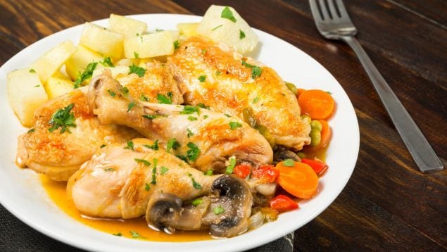 Receta de pollo