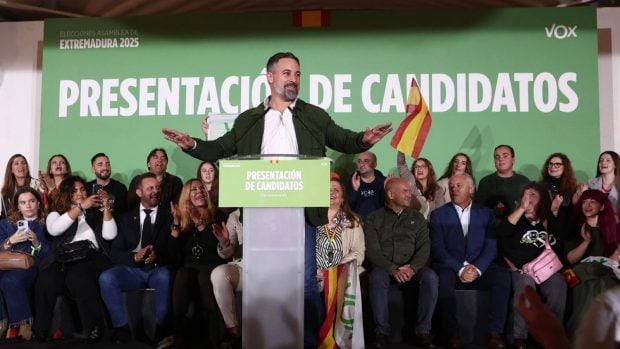 Vox candidatos Extremadura, Santiago Abascal