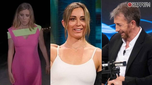 Sandra Barneda, Paula Badosa y Pablo Motos (Mediaset, RTVE y Atresmedia).