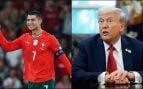 Cristiano Ronaldo visita a Donald Trump.