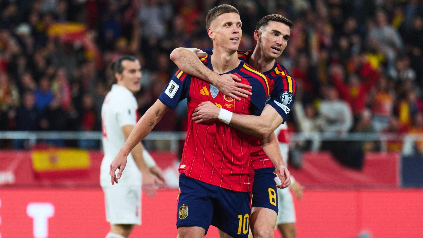 Así fueron los goles en el empate entre España y Turquía