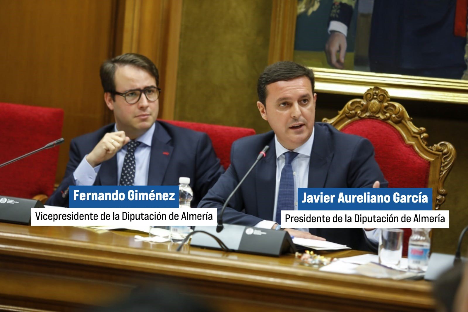Detenidos el presidente y el vicepresidente de la Diputación de Almería del PP en pleno
