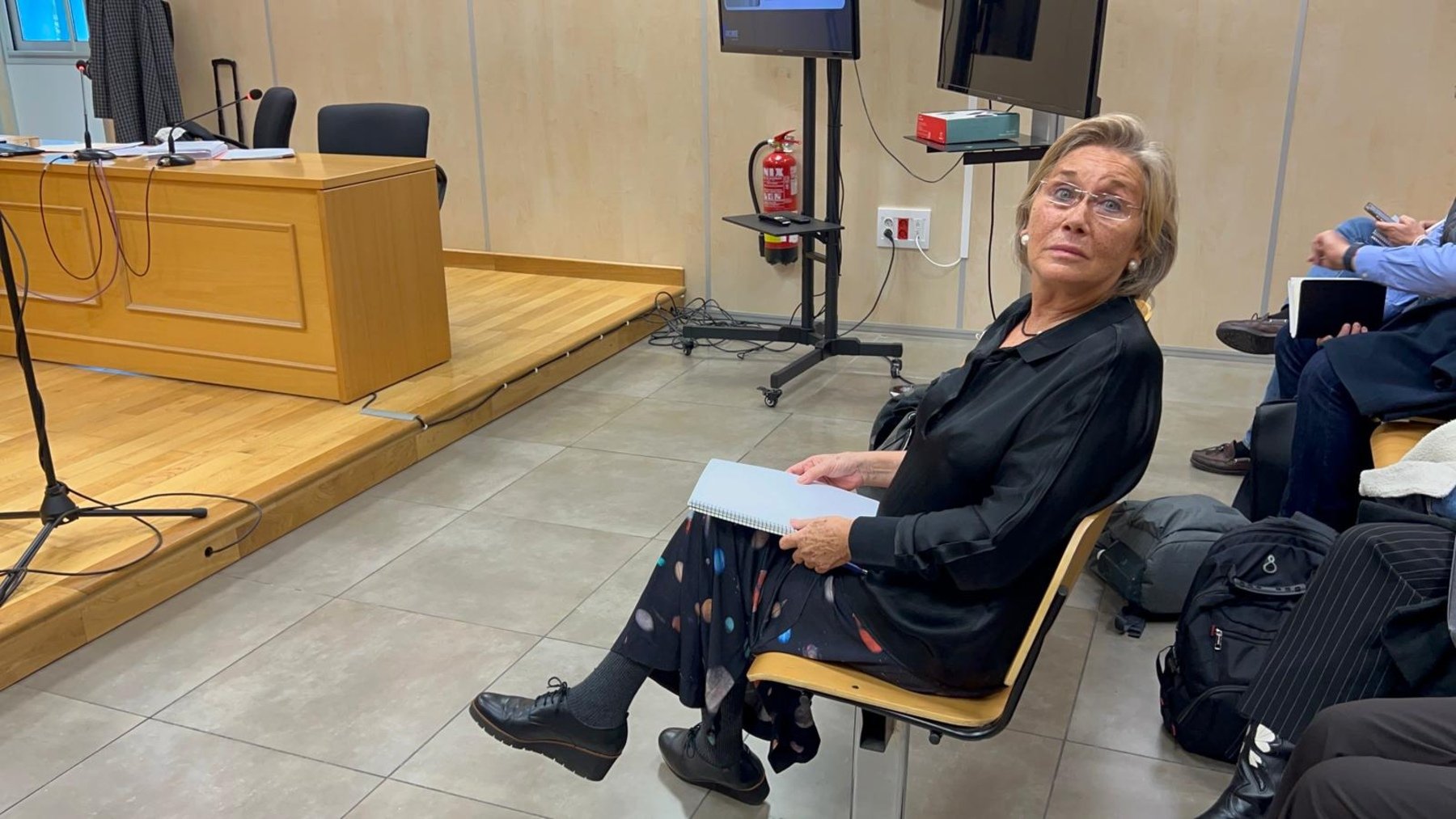 La forense, durante el juicio. (Efe)