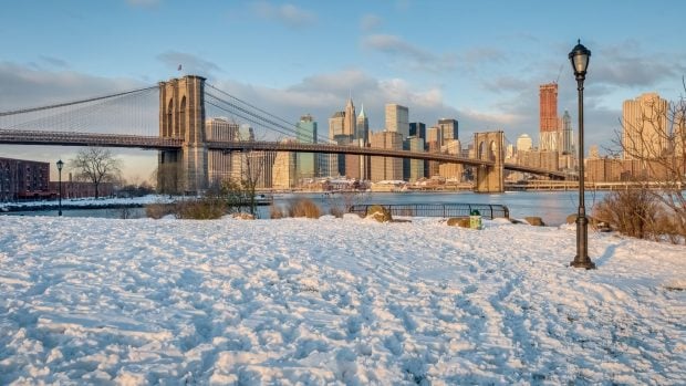 Invierno en Nueva York.