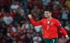 Cristiano Ronaldo celebrando un gol con Portugal. (Getty Images)