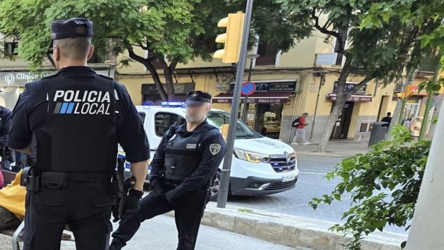 detenido plaza columnas Palma