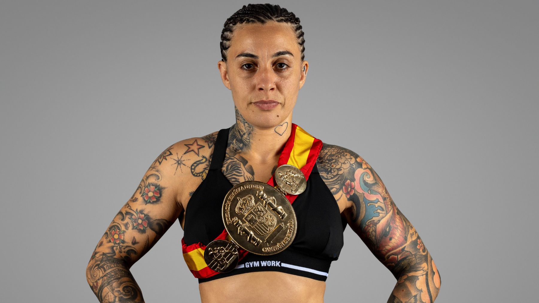 La boxeadora mallorquina Farah La Reina Mora ‘El Bousairi’.