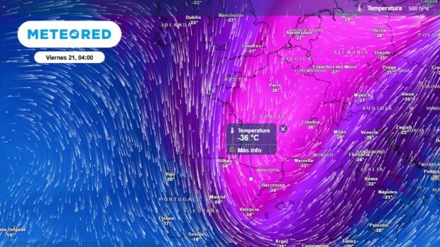 Tiempo en España. Fuente: Meteored
