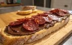 Pan, chorizo, nocilla, merienda