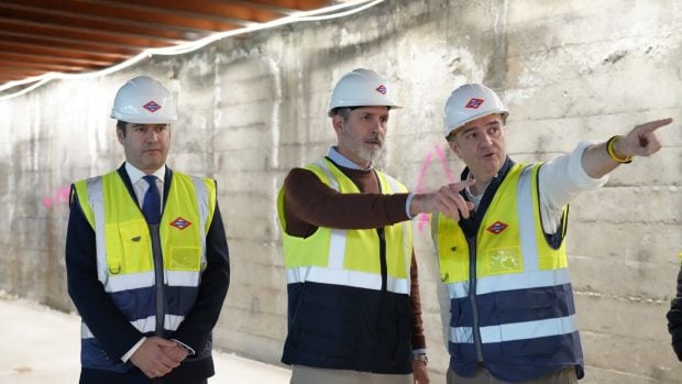 Obras metro de Bernabéu