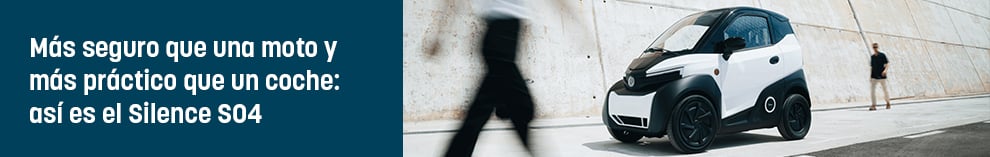 Más seguro que una moto y más práctico que un coche: así es el Silence S04