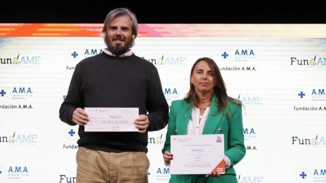 La Fundación A.M.A. reconoce la labor de FundAME por su impulso al cribado neonatal y el apoyo a las familias afectadas por Atrofia Muscular Espinal