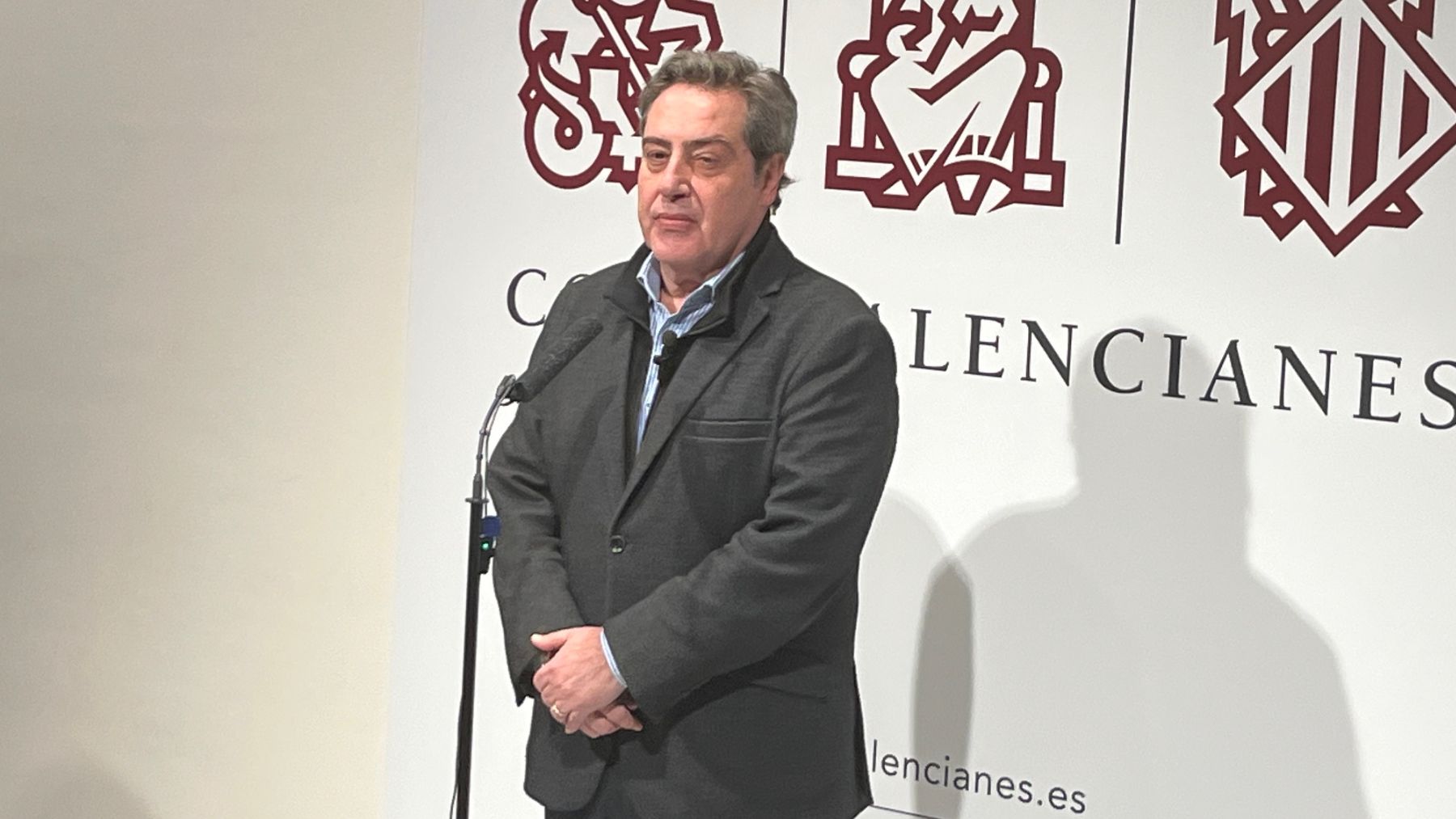 José María Llanos, portavoz de Vox en las Cortes Valencianas, este miércoles.