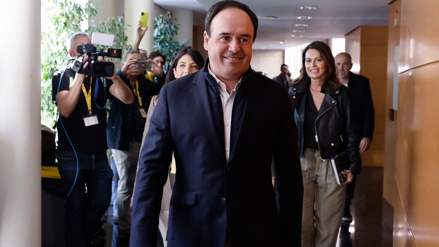 Juan Francisco Pérez Llorca, este miércoles, en las Cortes Valencianas. (ROBER SOLSONA / EUROPA PRESS).