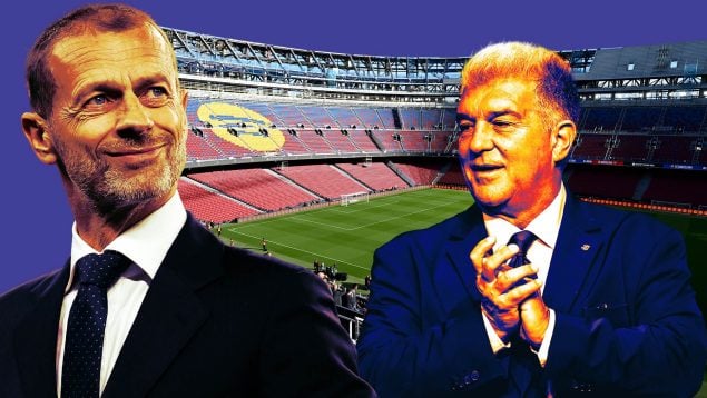 Aleksander Ceferin, Joan Laporta