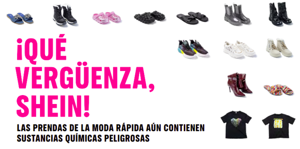 Campaña contra Shein Greenpeace