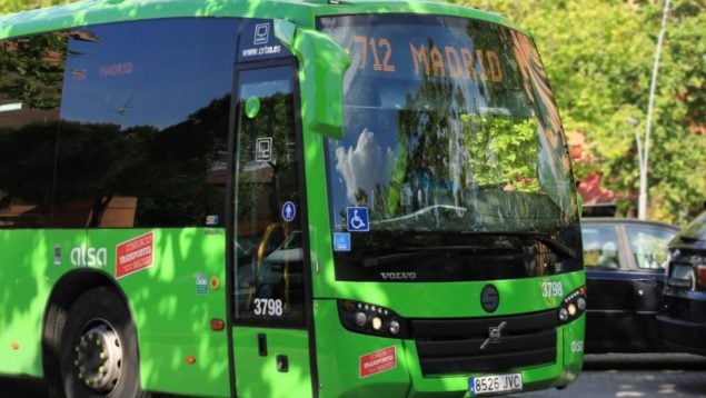 Autobús eléctrico en Madrid