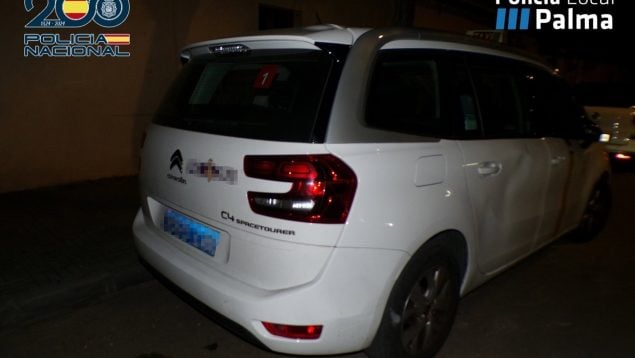 Detenido taxista Palma borracho