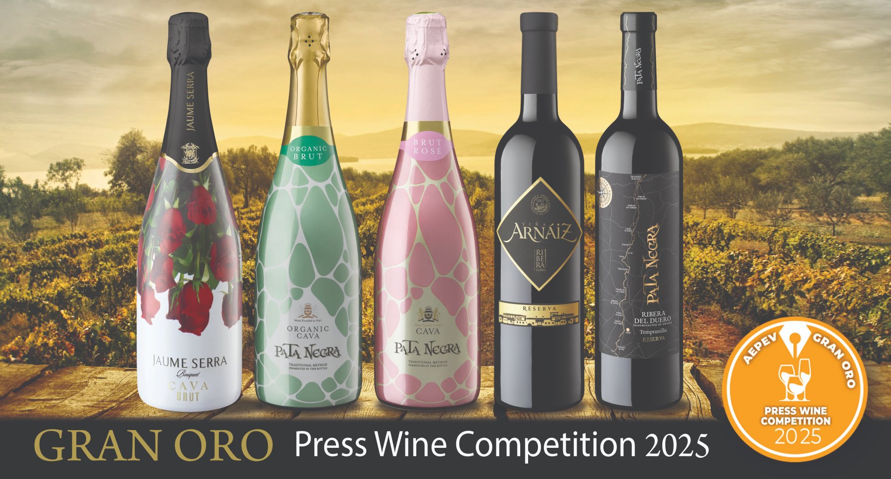 García-Carrión lidera la primera edición del Press Wine Competition (PWC) con 11 medallas (5 Gran Oro y 6 Oro)