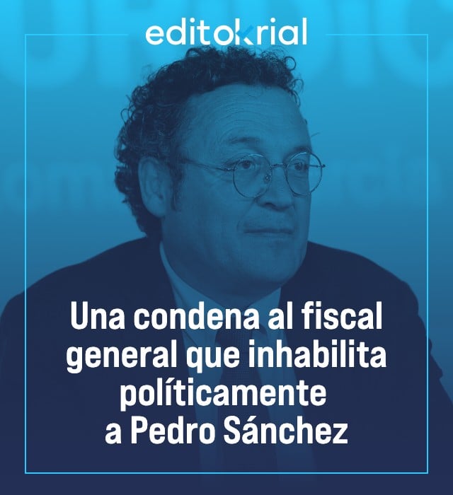Una condena al fiscal general que inhabilita políticamente a Pedro Sánchez
