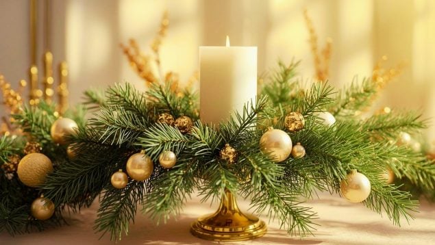 Centros de mesa de Navidad