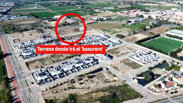 Basurero, ecoparque, Dolores, Alicante