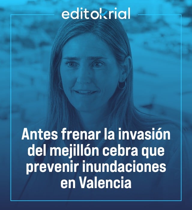 Antes frenar la invasión del mejillón cebra que prevenir inundaciones en Valencia