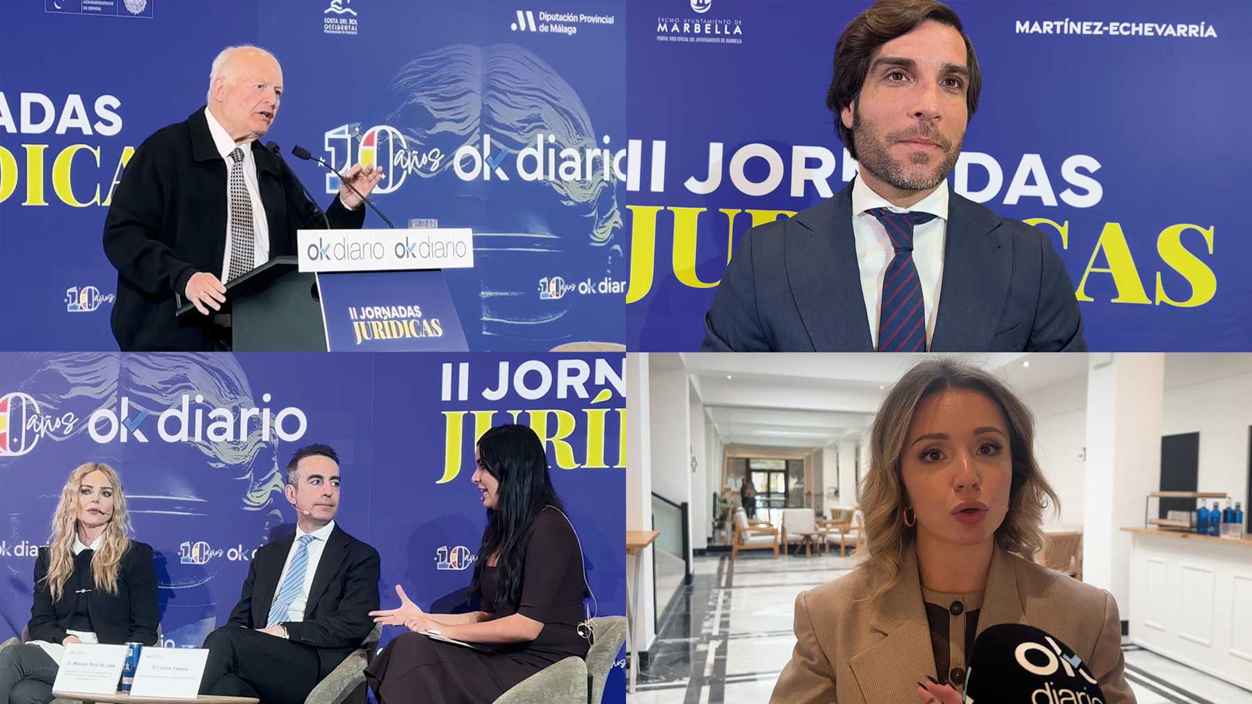 La élite judicial elogia las jornadas de OKDIARIO: Gracias por reunir a los que de verdad saben”