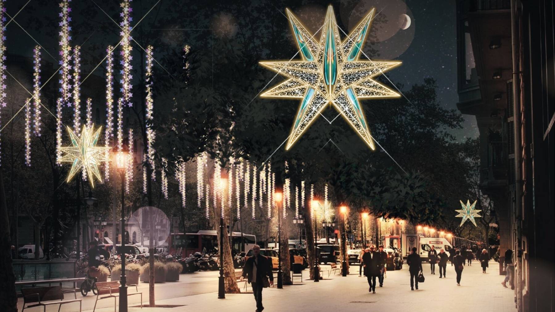 Cuando encienden las luces de Navidad en Barcelona 2025: guía completa, horario y las mejores calles