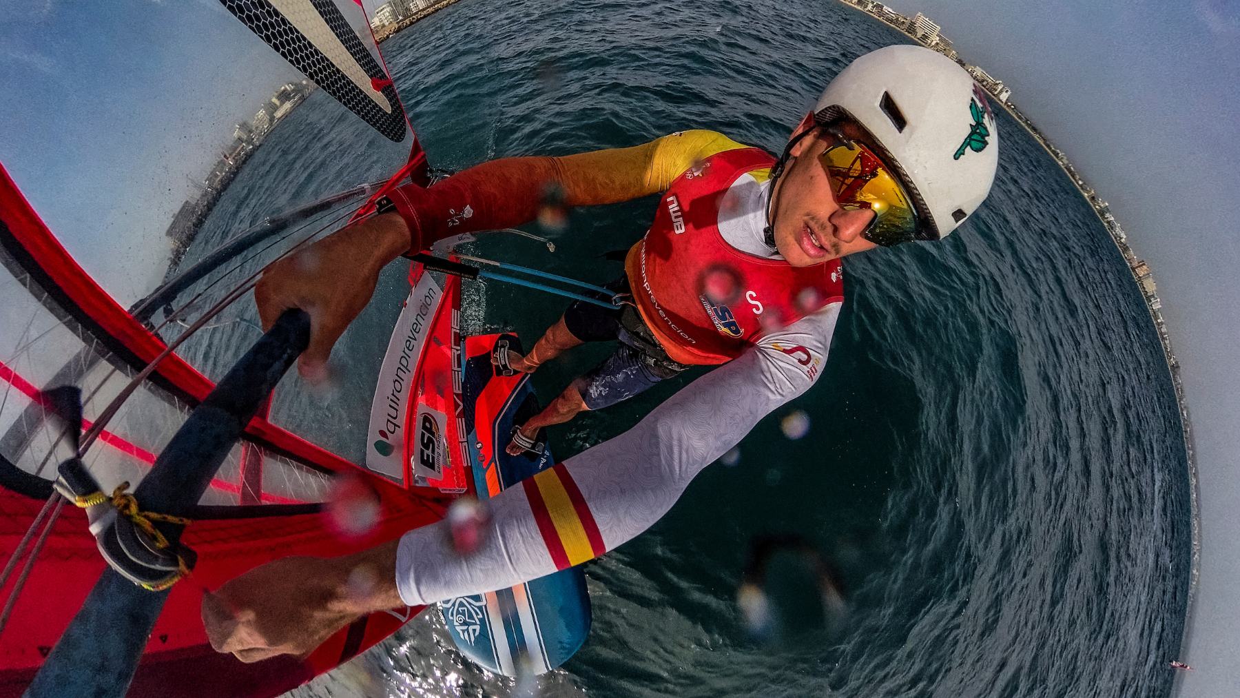 Nacho Baltasar, durante un entrenamiento.