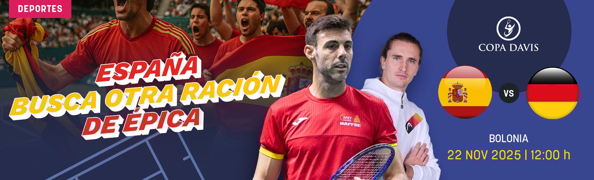 España-Alemania en la Copa Davis: A por otra ración de épica