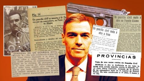Las noticias del crimen cometido por el bisabuelo de Sánchez.
